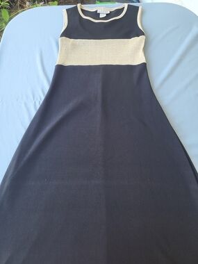 Vintage 90s Breakin Loose Metallic Gold Colorblock Whimsigoth Maxi Dress